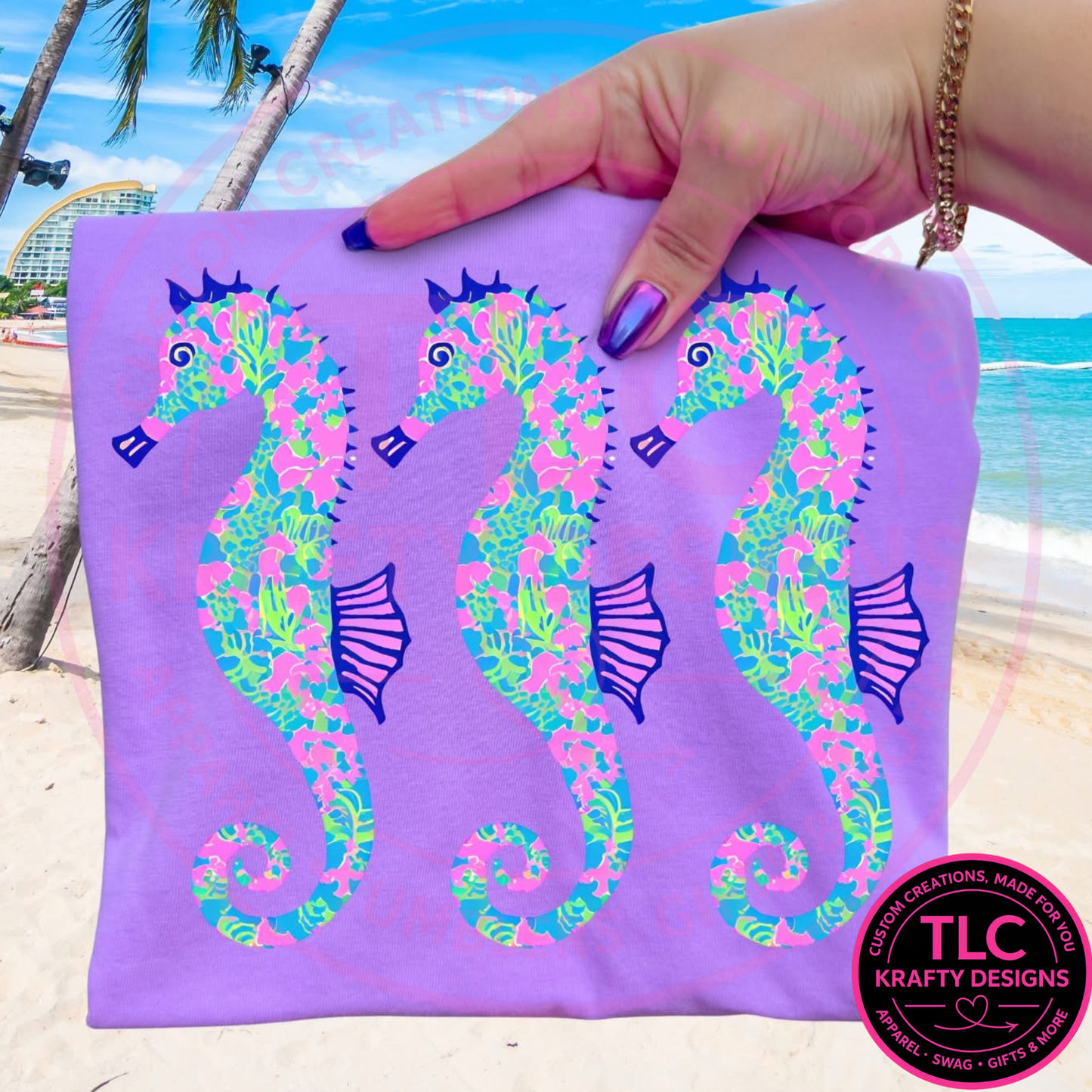 Seahorse Trio Design – Summer Vibes Apparel