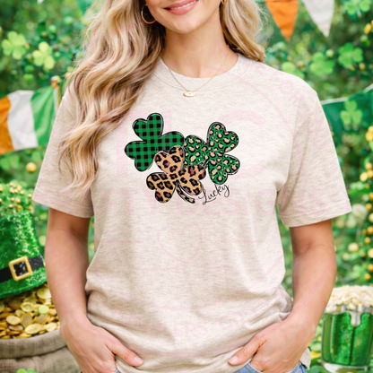Lucky Shamrock Shirt or Sweatshirt - St. Patrick's Day Apparel CK
