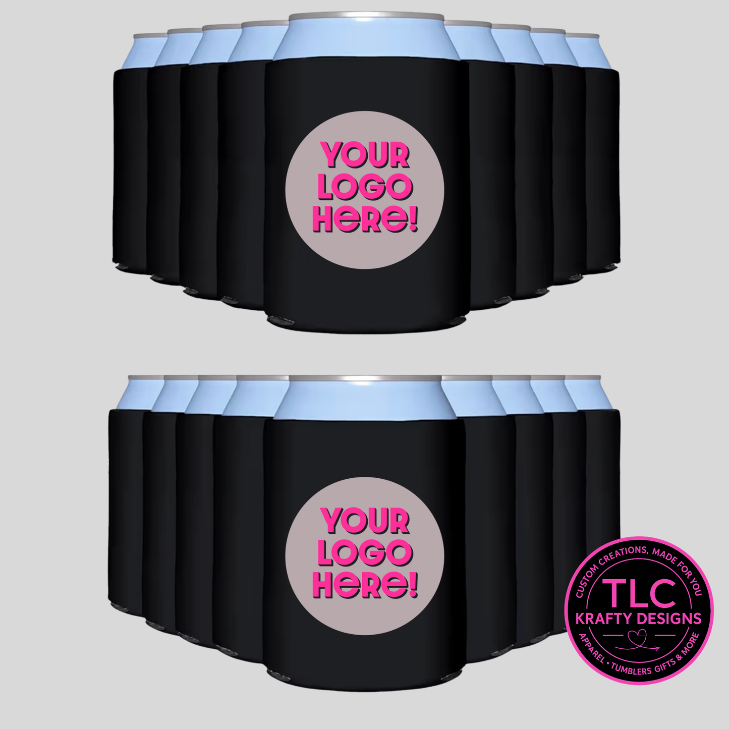 Custom Branded Can Coolers : Promotional Drinkwear - Personalized Business Swag