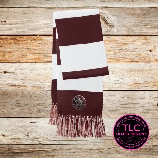 Renton Rangers Football Badge Scarf - Custom Team Spirit Wear