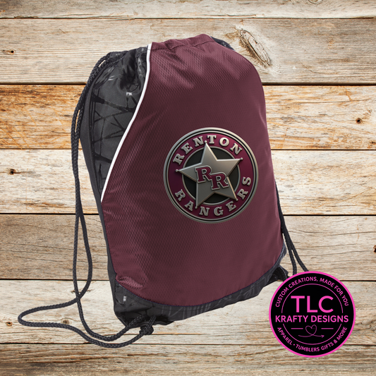 Renton Rangers Football Badge Drawstring Bag - Custom Team Spirit Gear