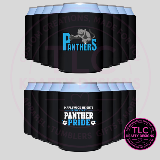 Maplewood Heights Panthers Can Cooler - Maplewood Heights Spirit Wear