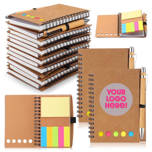 Custom Branded Spiral Journal : Promotional Notebook - Personalized Business Swag