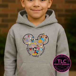 Kids Disney Family Vacation Design - Matching Family Trip Apparel