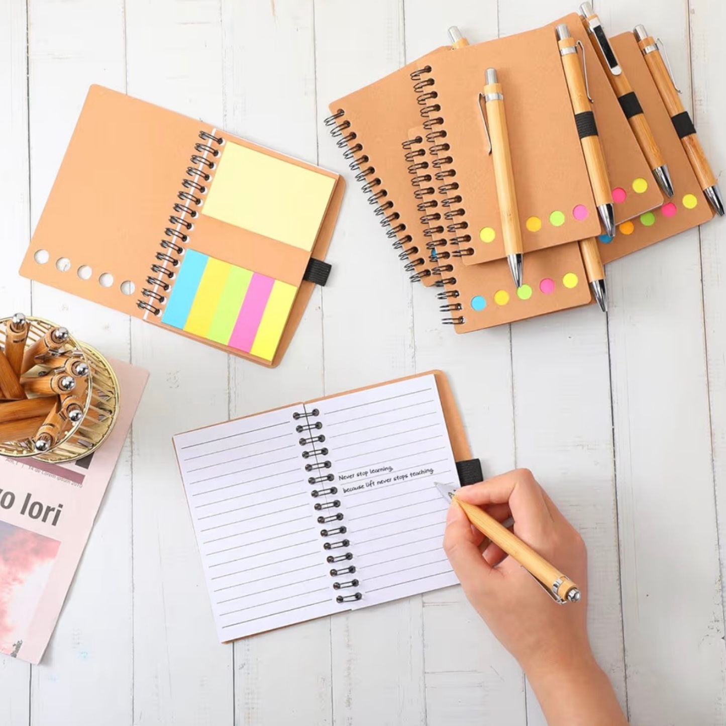 Custom Branded Spiral Journal : Promotional Notebook - Personalized Business Swag
