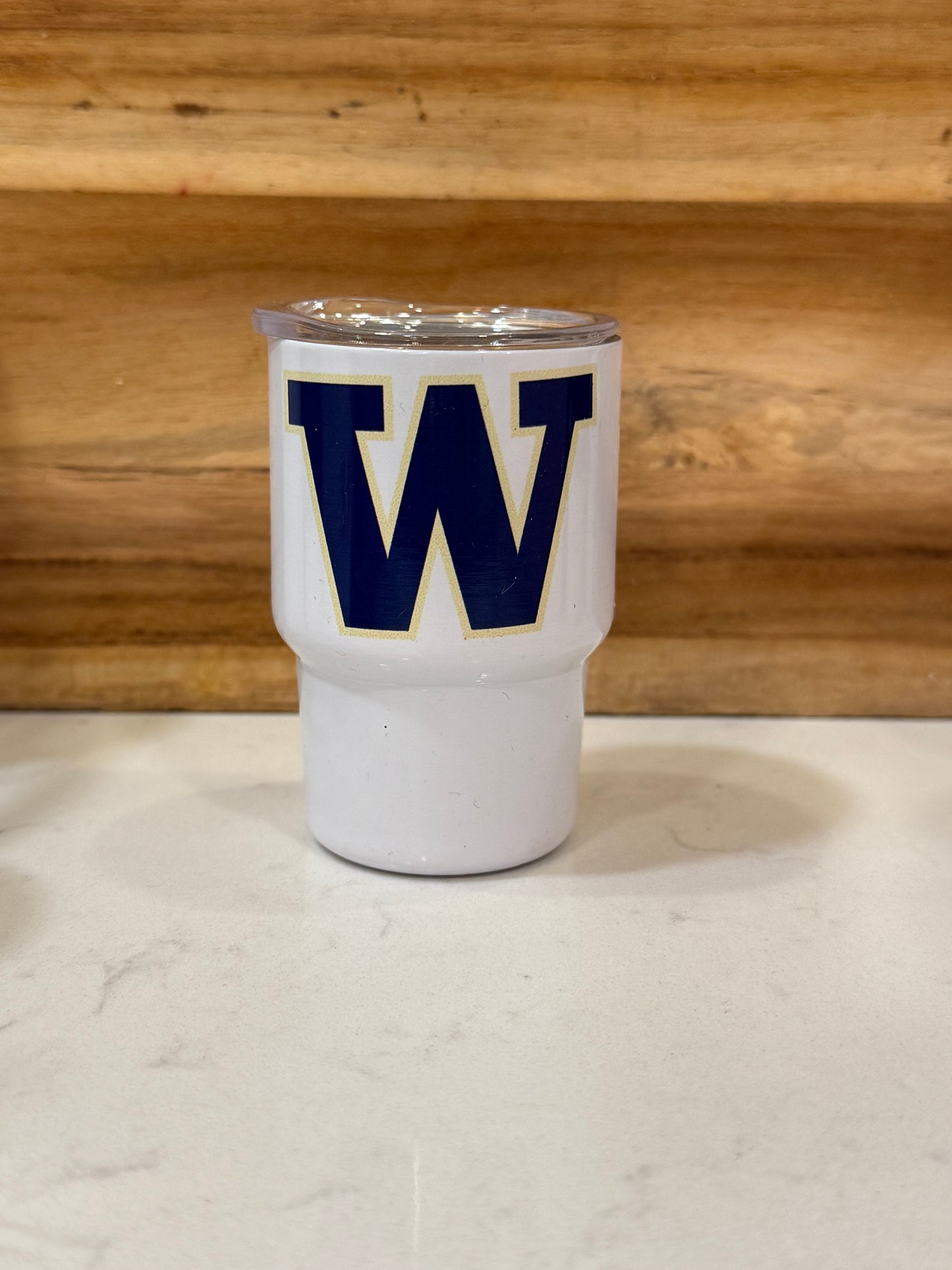 UW logo 3oz mini shot glass