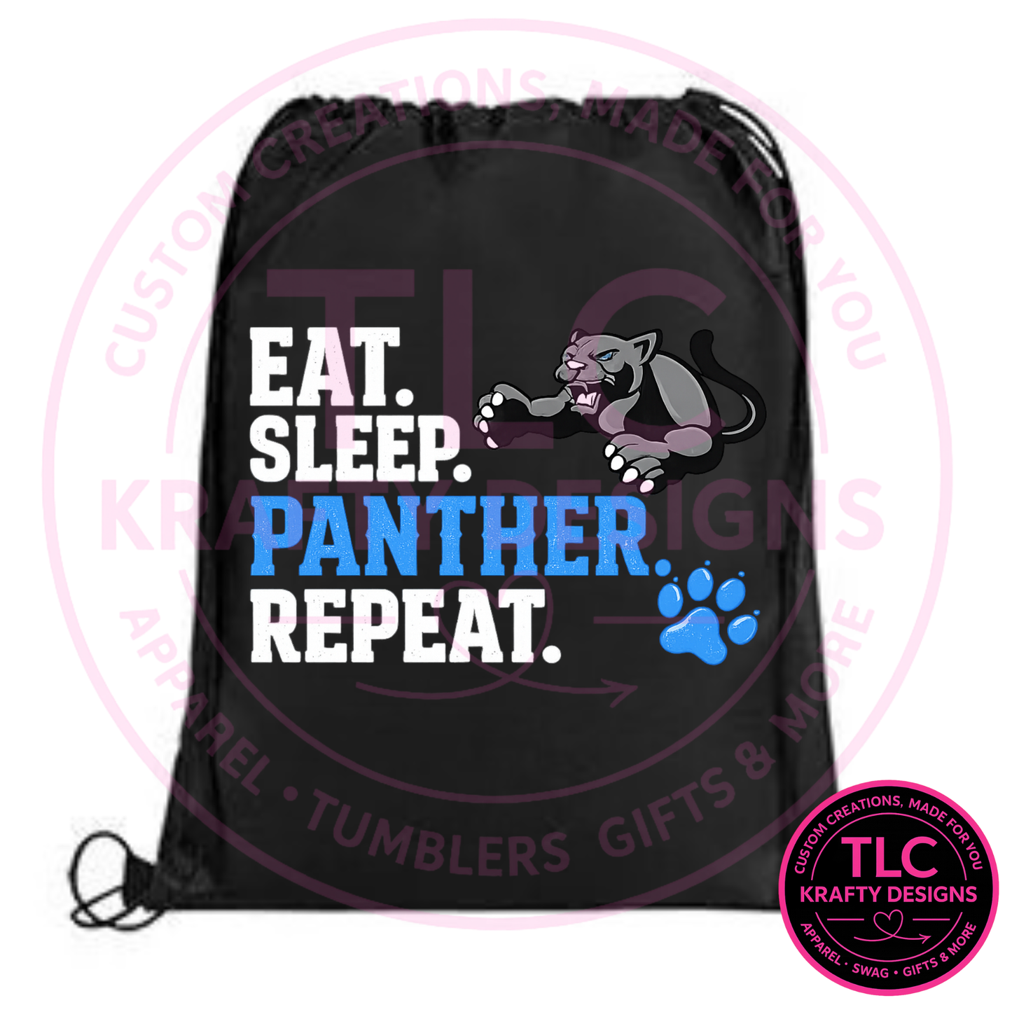 Maplewood Heights Panthers Drawstring Backpack - Maplewood Heights Spirit Wear