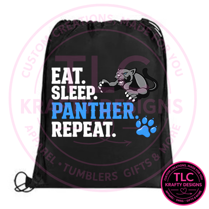 Maplewood Heights Panthers Drawstring Backpack - Maplewood Heights Spirit Wear