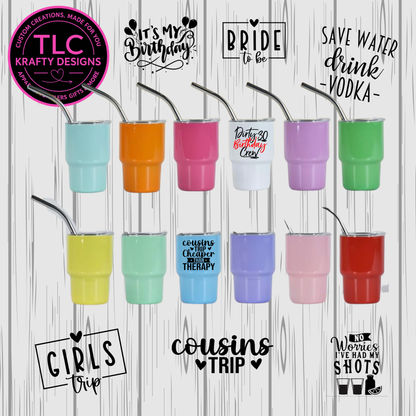 3oz Birthday Mode ON Mini Tumbler – Celebrate in Style!