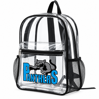 Maplewood Heights Panthers Clear Backpack – Custom School Spirit Bag