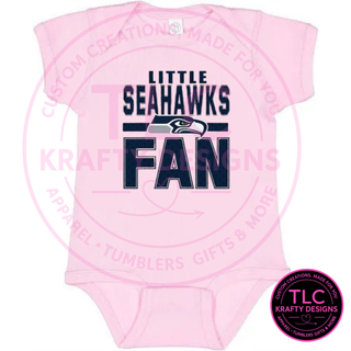 Little Seattle Fan Onesie - Football Game Day Onesie CK
