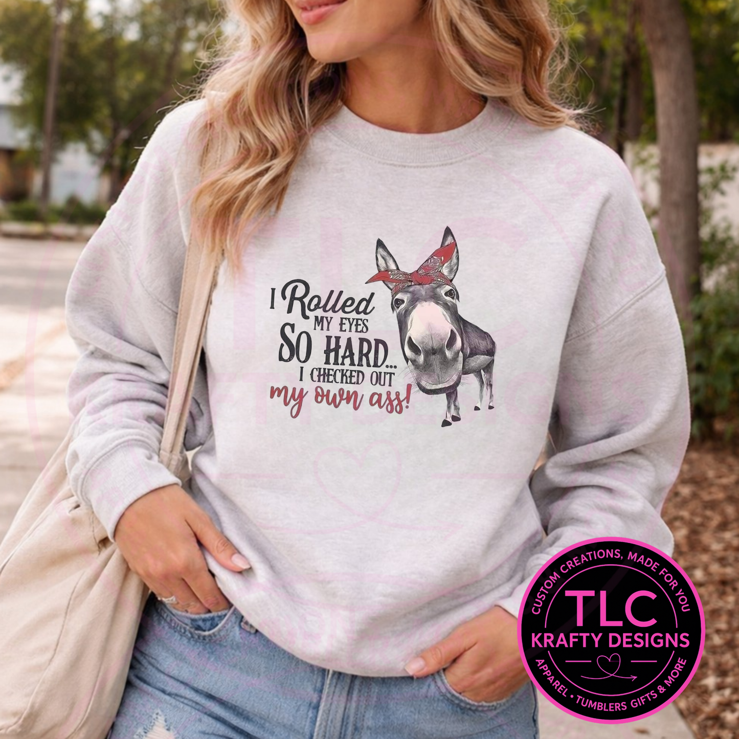 Sarcastic Donkey Design - Donkey Lover Apparel