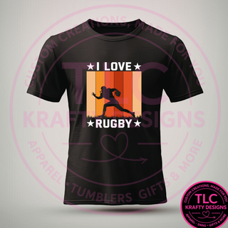 I Love Rugby Design – Rugby Appreciation Apparel