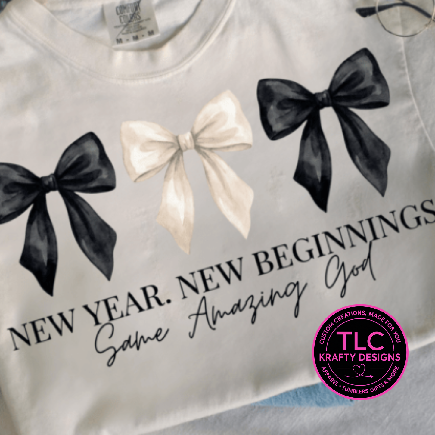 New Year New Beginnings Sweatshirt - New Year's Eve Crew Neck or Hoodie CK