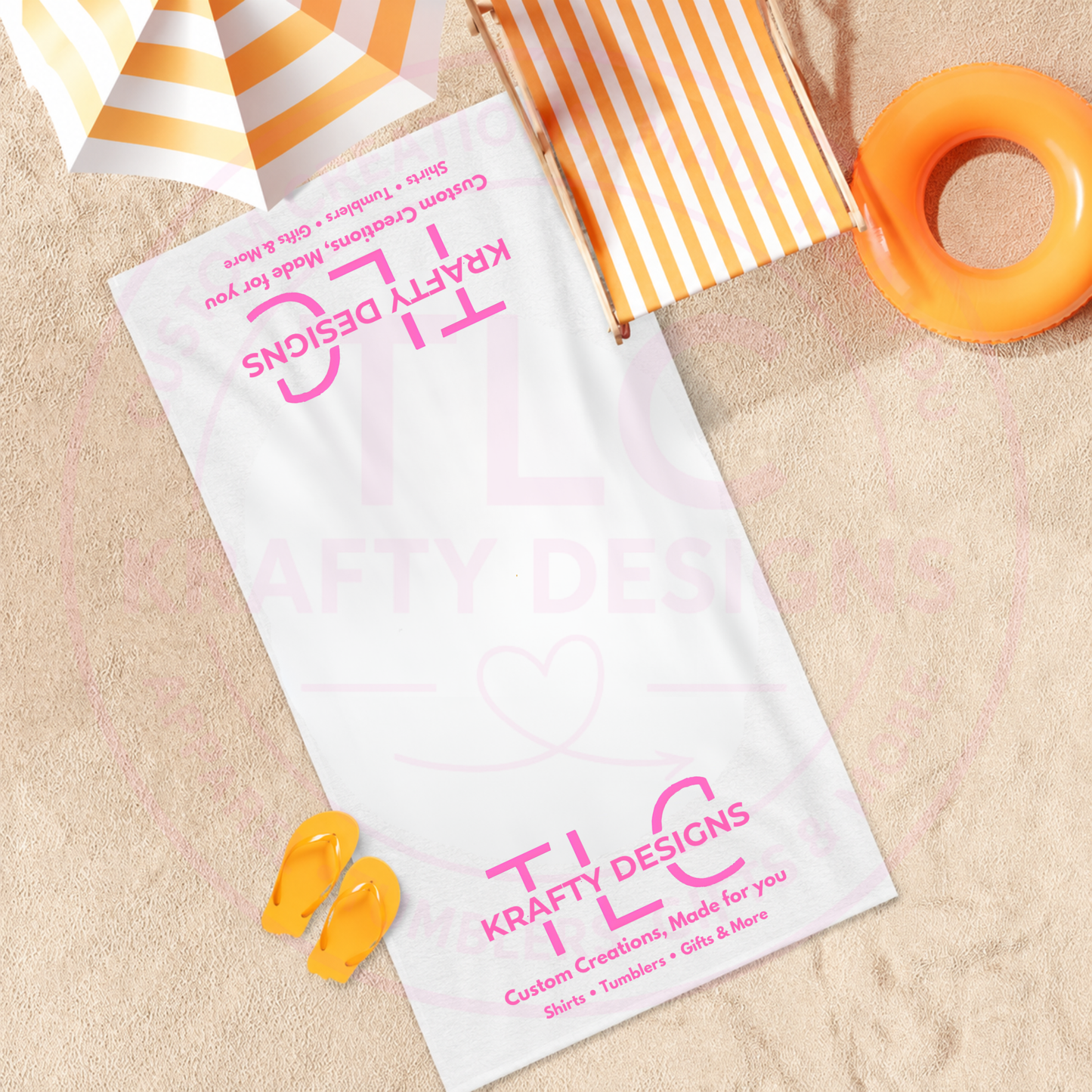 Custom Logo Beach Towel - Personalized Beach Towel