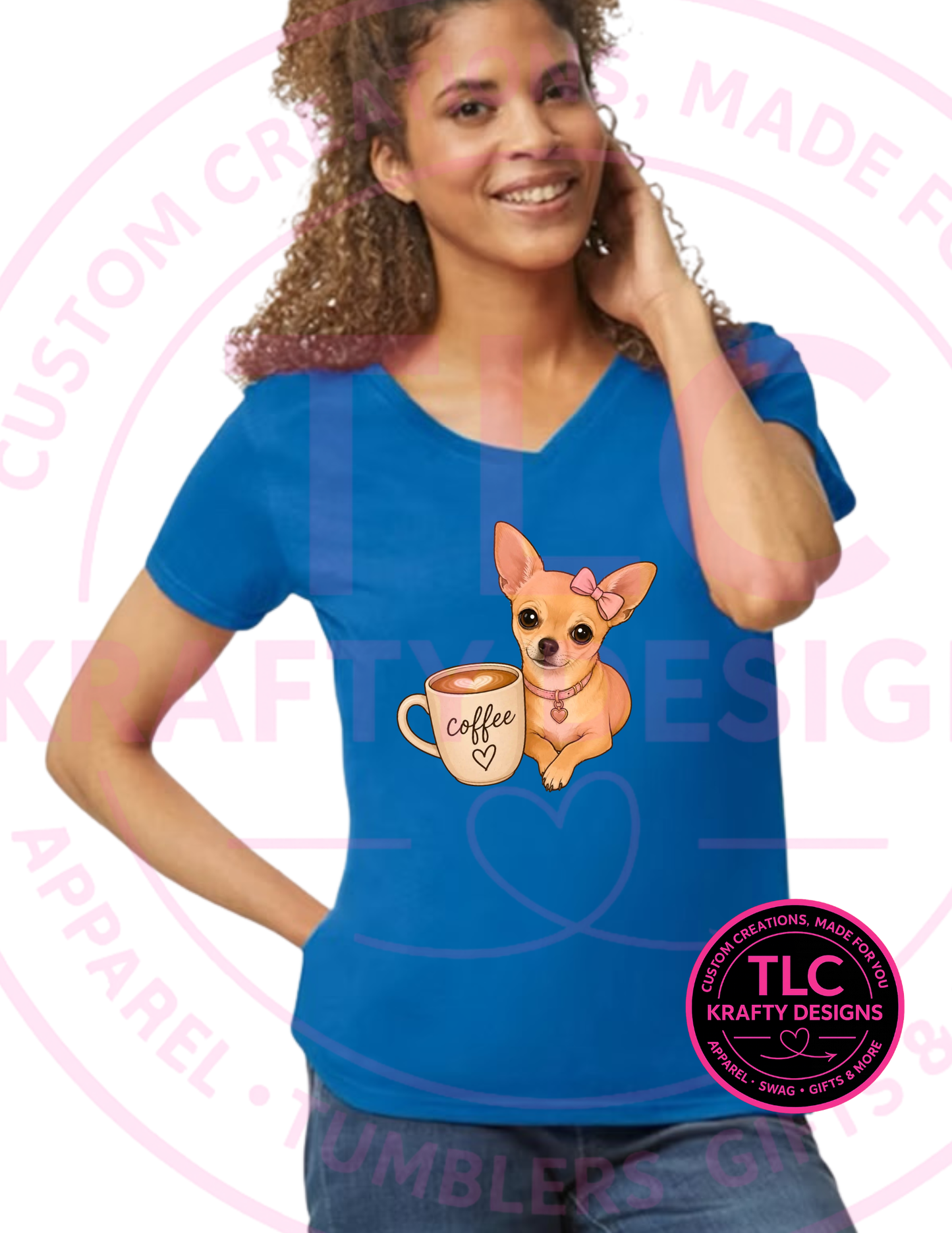 Coffee And Chihuahua Lover Design – Dog Mom Apparel