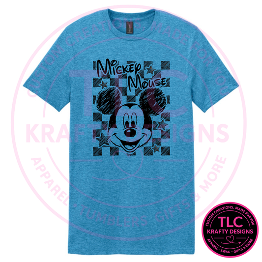 Classic Mouse Character Design – Cartoon Inspired Graphic Apparel