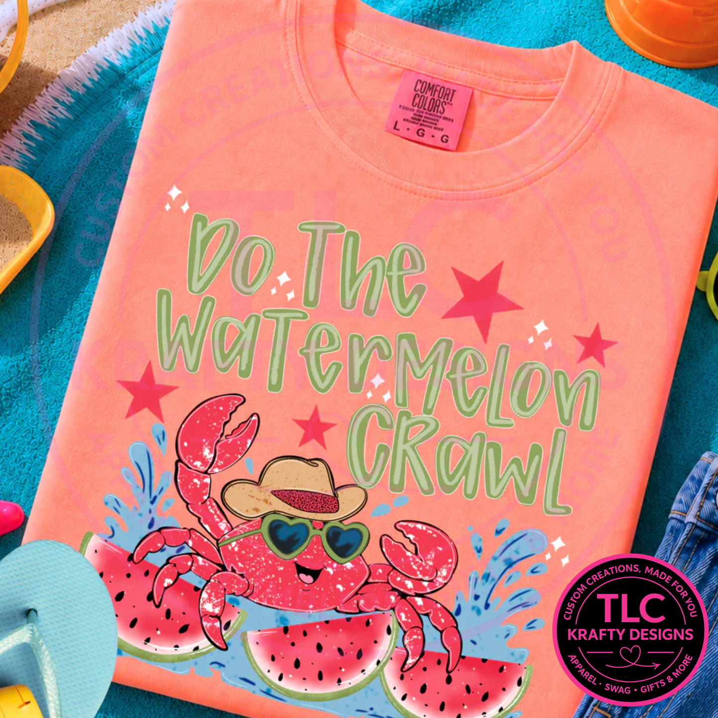 Do The Watermelon Crawl Crab Design – Summer Vibes Apparel