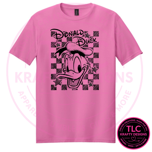 Classic Duck Character Design – Cartoon Inspired Graphic Apparel