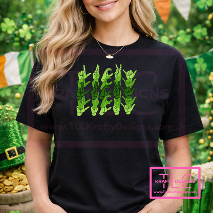 ASL Lucky Shirt or Sweatshirt - St. Patrick's Day Apparel CK