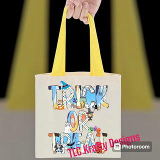 Halloween Dog Themed Trick or Treat Bag