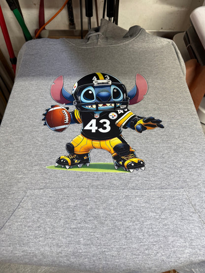Stitch Football Sweatshirt – Football Season Hoodie or Crewneck