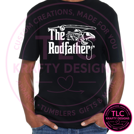 The Rodfather White Design – Dad Life Apparel