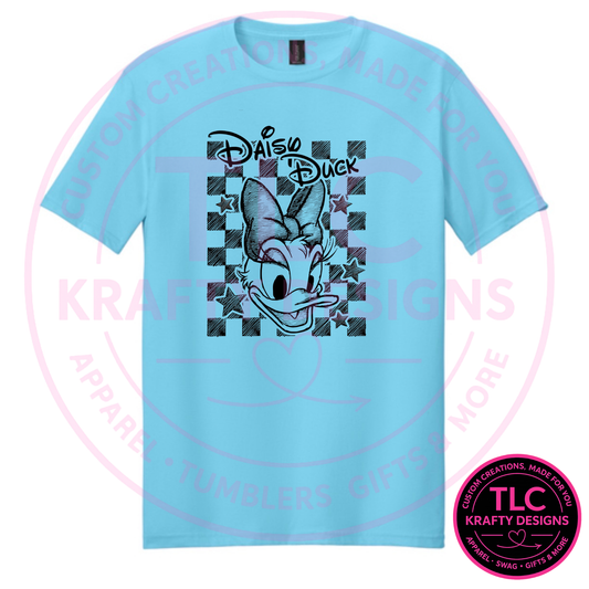 Classic Girl Duck Character Design – Cartoon Inspired Graphic Apparel