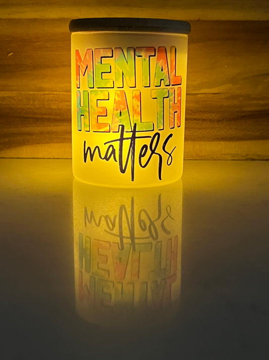 Mental Health Matters 9oz Candle/Trinket Holder