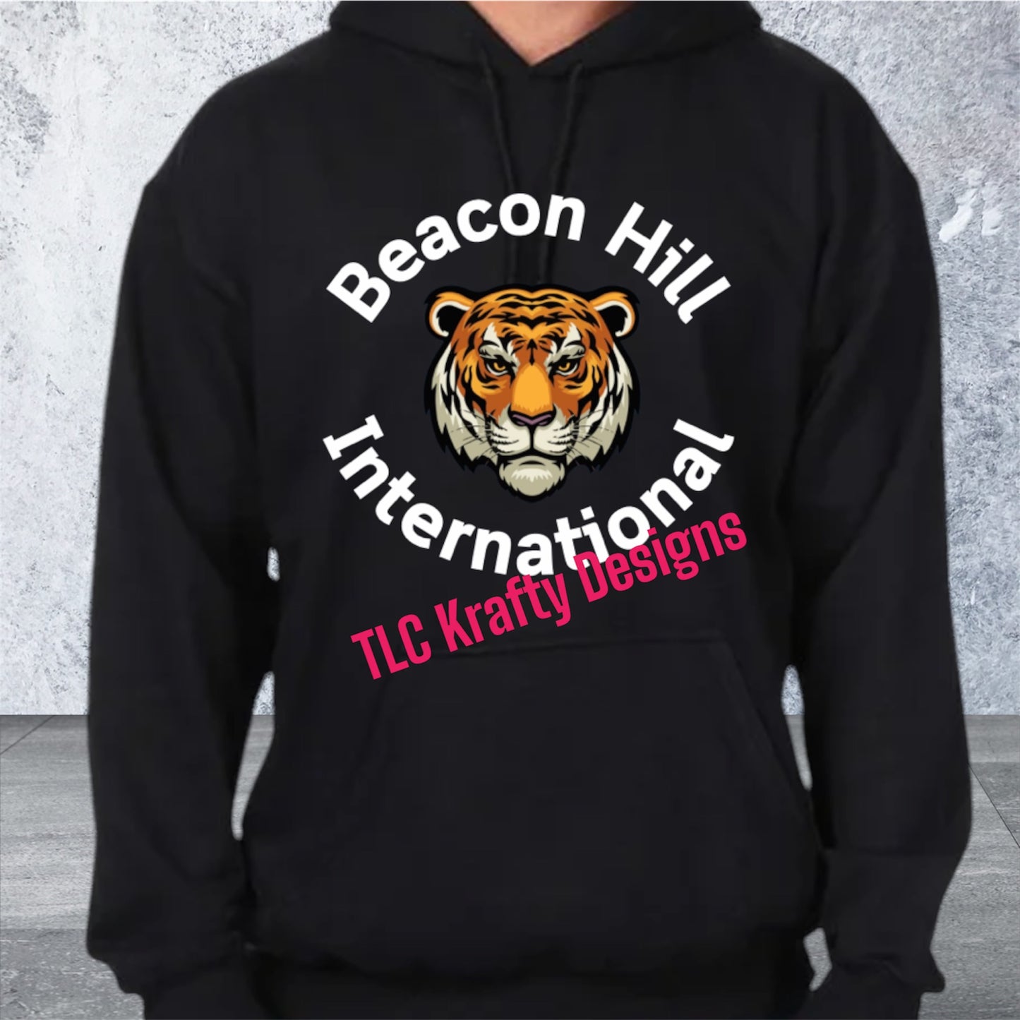 Beacon Hill International Tiger Logo Hoodie