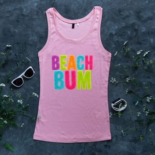 Beach Bum Fuzzy Chenille Patch Design – Summer Vibes Patch Apparel