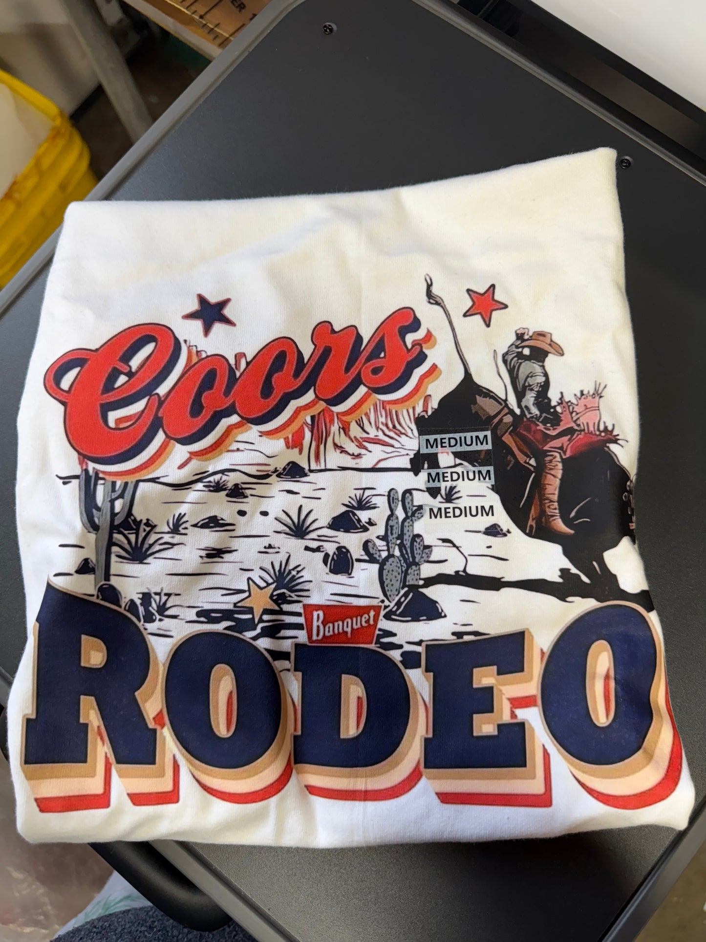 Coors Rodeo Logo Top – Classic Beer Shirt - Last Chance