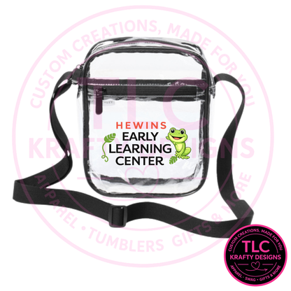 Hewins Early Learning Center Clear Crossbody Bag – School Spirit Bag