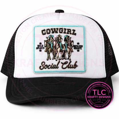 Cowgirl Social Club Patch – Patch Only or Western Trucker Hat