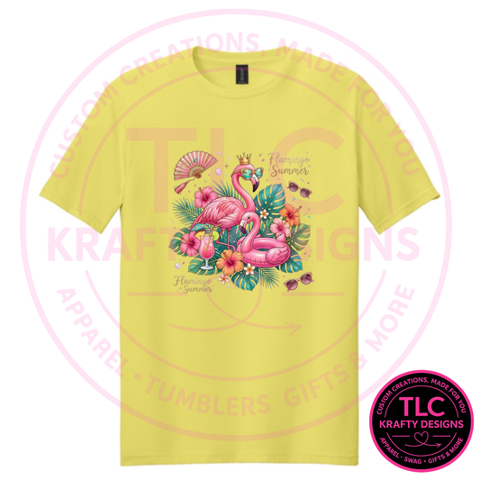 Flamingo Summer Design – Summer Vibes Apparel