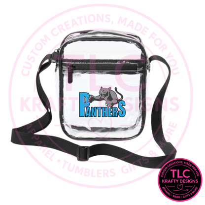 Maplewood Heights Panthers Clear Crossbody Bag – Maplewood Heights Spirit Wear