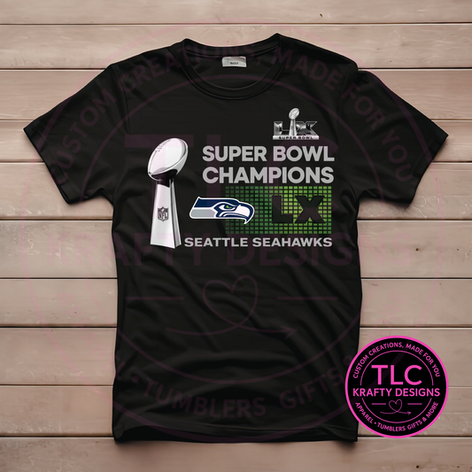 Championship Football Trophy Graphic Apparel – T-Shirt or Sweatshirt