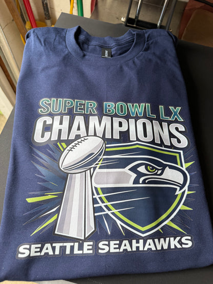 Football Championship Shield Trophy Design Graphic Apparel – T-Shirt or Sweatshirt