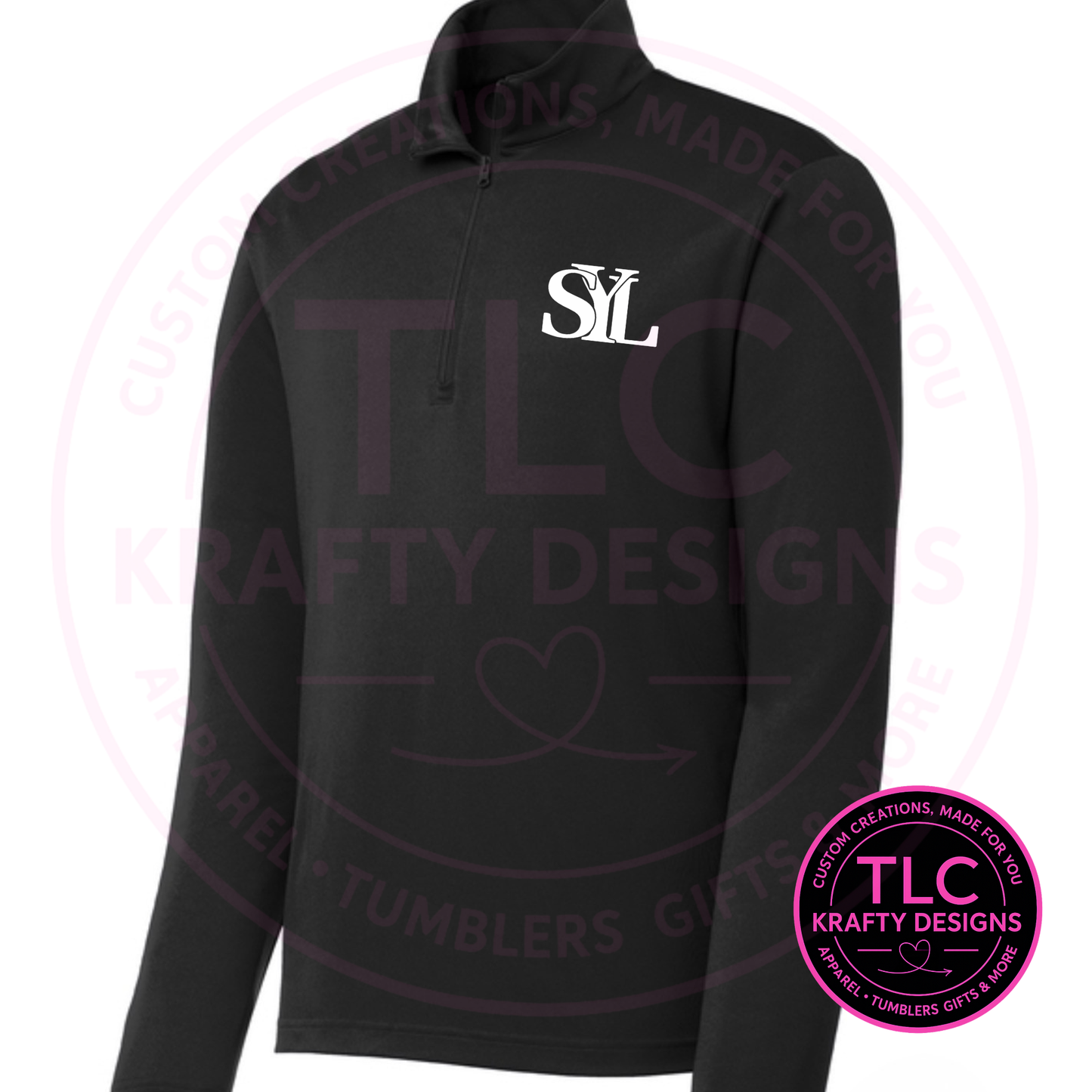 See Ya Later Foundation Embroidered 1/4 Zip Pullover – Custom Logo Performance Pullover