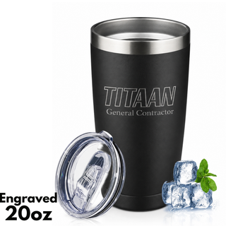 Titaan General Contractor Branded UVT Drinkware Collection