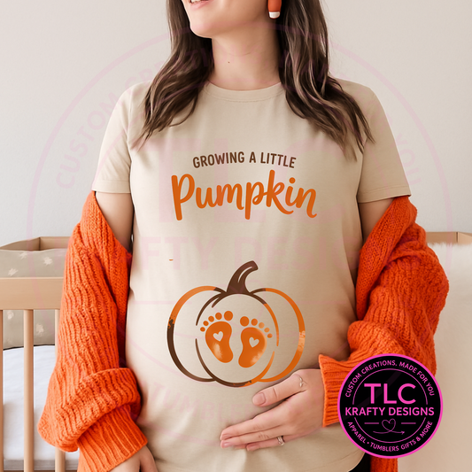 Maternity Halloween Sweatshirt - Growing a Little Pumpkin