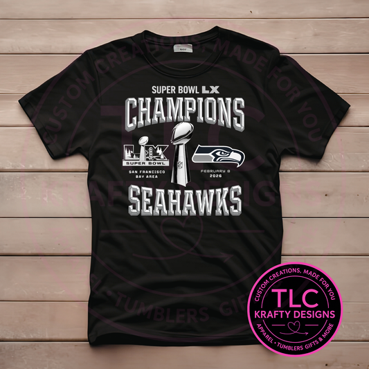 Championship Game Day Graphic Apparel – T-Shirt or Sweatshirt