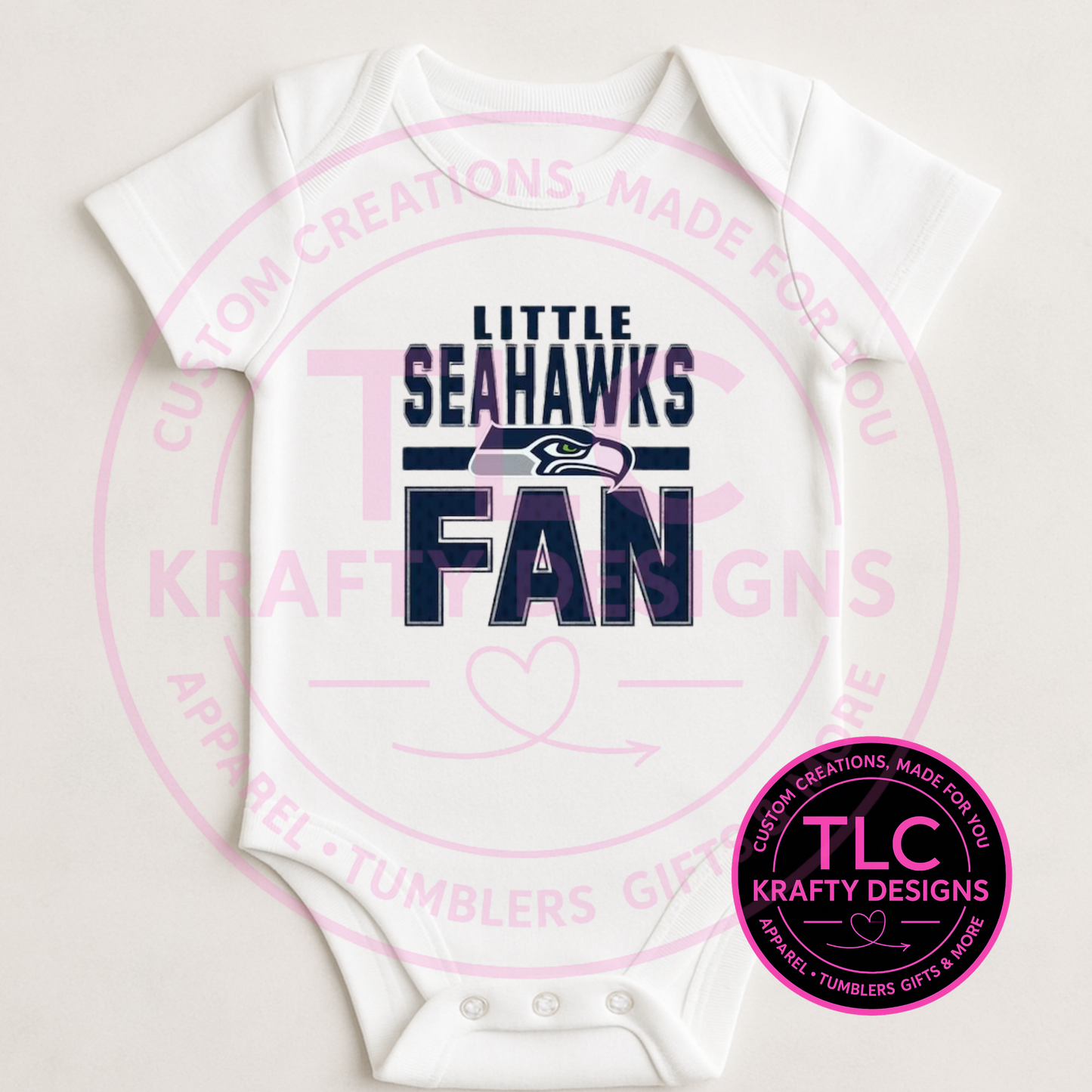 Little Seattle Fan Onesie - Football Game Day Onesie CK