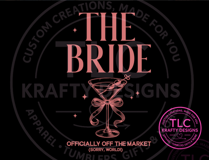 Bride and Bach Club Martini Shirts - Bachelorette VIbes Apparel CK