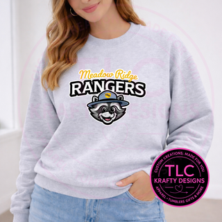 Meadow Ridge Rangers Logo and Mascot Apparel - Meadow Ridge Spirit Wear