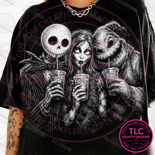 Spooky Friends Coffee Break Design – Spooky Season Apparel