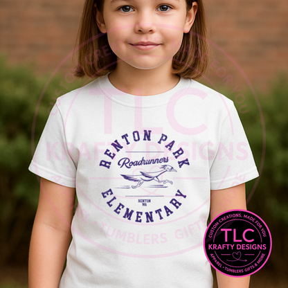 Renton Park Elementary Roadrunners T-Shirt – Youth & Adult Spirit Wear