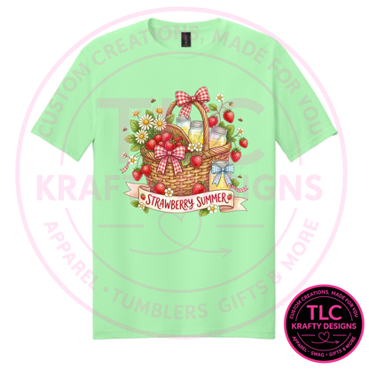 Strawberry Summer Design – Summer Vibes Apparel