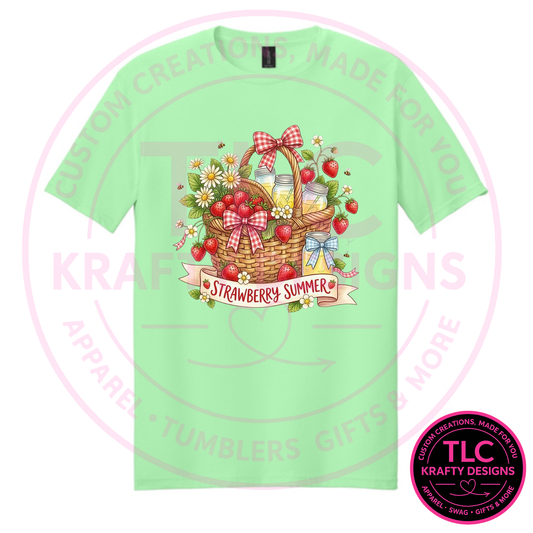 Strawberry Summer Design – Summer Vibes Apparel