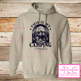 This Is My Camping Hoodie – Unisex Outdoor Adventure Sweatshirt